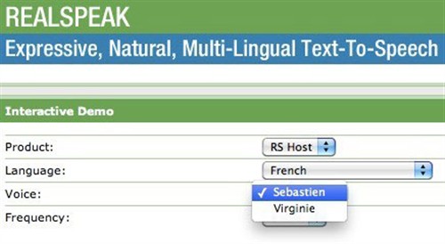 Nuance RealSpeak����